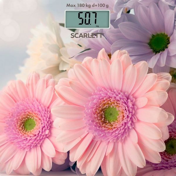 Напольные весы Scarlett SC-BS33E049 до 180 кг розовый ()