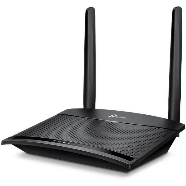 Wi-Fi роутер TP-LINK TL-MR100 UK-Plug N300 черный